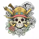 one piece tattoo design idea