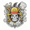 one piece tattoo design idea