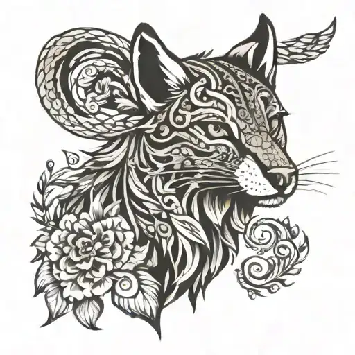 Leon Lobo Egale tattoo design idea