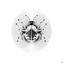 Ladybug tattoo design idea