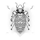 Ladybug tattoo design idea