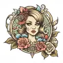 alice tattoo design idea
