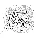 time 0 tattoo design idea