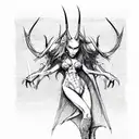 devil tattoo design idea