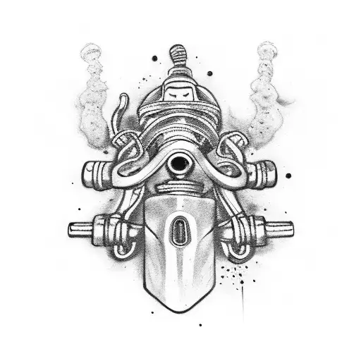 Scuba, Medical, Army tattoo design idea