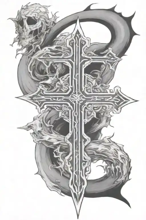 dark souls reaching towards the sky with hate  tattoo design idea