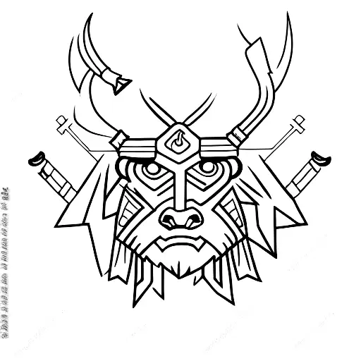 Minotaur tattoo design idea