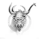 Minotaur tattoo design idea