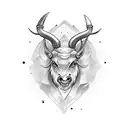 Minotaur tattoo design idea