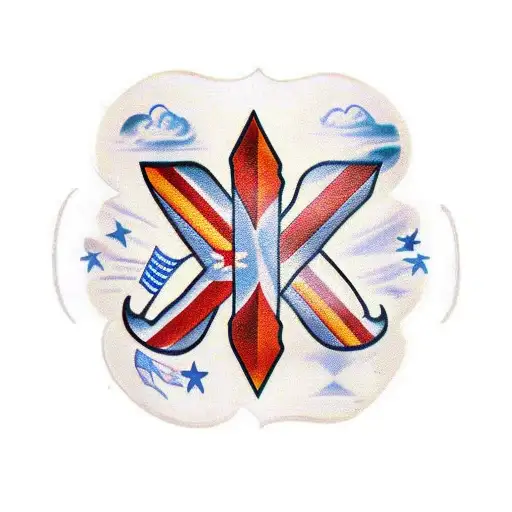 flags of Thailand,Cambodia and Vietnam  tattoo design idea