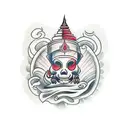 Thailand and Cambodia and Vietnam  tattoo design idea