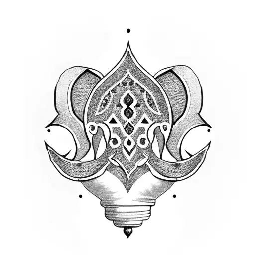 Hamsa Symbol tattoo design idea