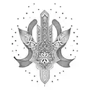 Hamsa Symbol tattoo design idea
