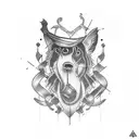 Godfather tattoo design idea