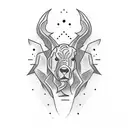 Godfather tattoo design idea