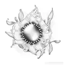 passionfruit flower tattoo design idea