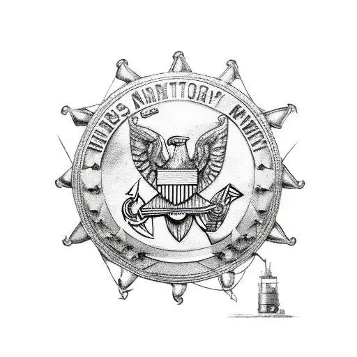 us navy corpsman tattoo design idea