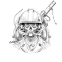 us navy corpsman tattoo design idea