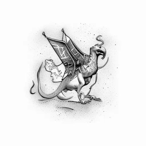 England to Australia dnb freedom  tattoo design idea