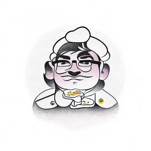 chef  tattoo design idea
