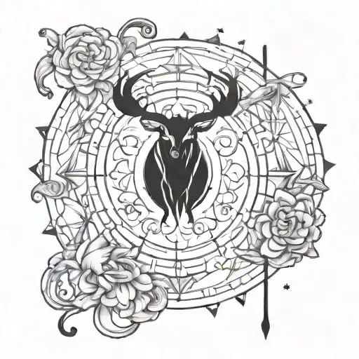 want a tatoo design combining my name, date of birth &zodiac sign tattoo design idea