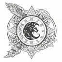 want a tatoo design combining my name, date of birth &zodiac sign tattoo design idea