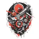 Cannon tattoo design idea