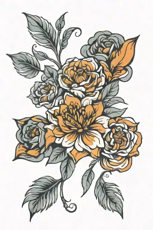 Hidden Brittany tattoo design idea