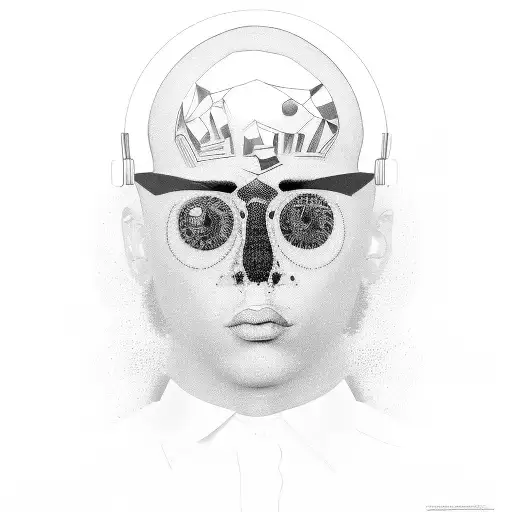 Combine elements of trap music and famous celebrities in a unique and dynamic tattoo design tattoo design idea