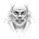 Combine elements of trap music and famous celebrities in a unique and dynamic tattoo design tattoo design idea