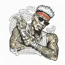 Dennis rodman tattoo design idea