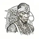 Dennis rodman tattoo design idea