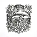 dolphin tattoo design idea