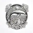 dolphin tattoo design idea