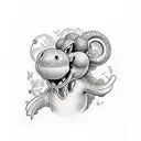 yoshi tattoo design idea
