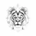 Lion and Lamb tattoo design idea