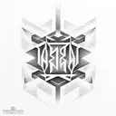 foo fighters logo tattoo design idea