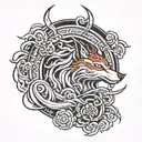 Amaterasu tattoo design idea