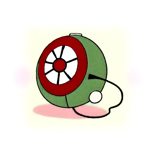 bob sponge  pokeball tattoo design idea