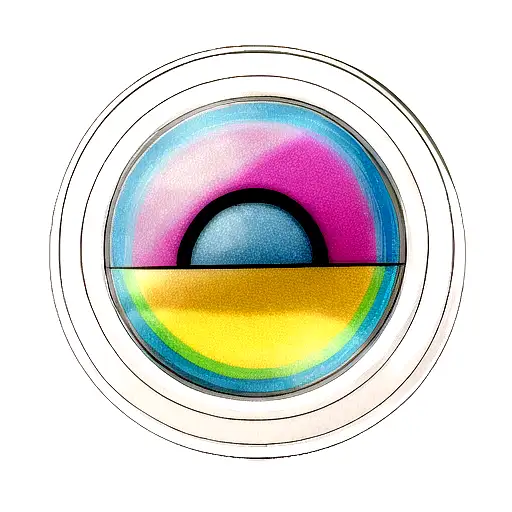 bob sponge rainbow pokeball tattoo design idea