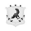 Nigerian flag morphing into an eagle silhouette tattoo design idea