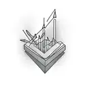 A candlestick chart graphically tattooed on the client's forearm, representing their love for analyzing stock trends tattoo design idea
