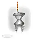 A candlestick chart graphically tattooed on the client's forearm, representing their love for analyzing stock trends tattoo design idea