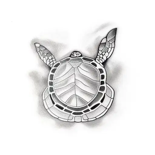 Turtle tattoo design idea