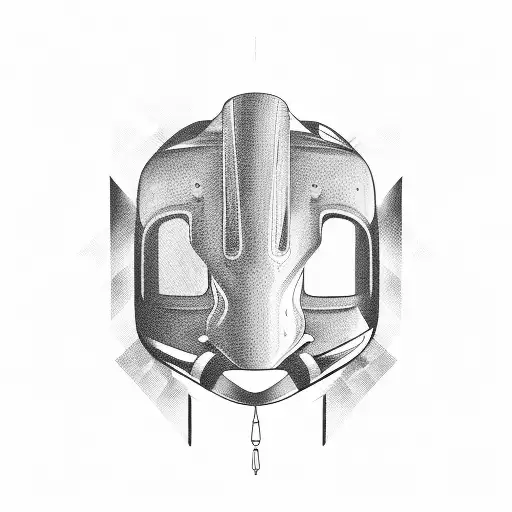 A Formula 1 car tattoo design idea