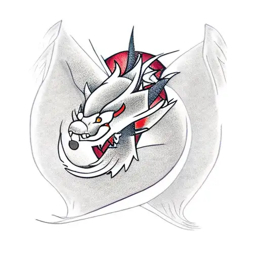 firefox dragon tattoo design idea