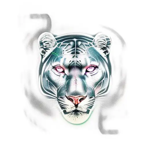 Panther tattoo design idea