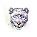 Panther tattoo design idea