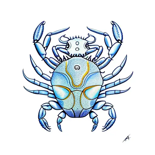 crab aries bull gemini  tattoo design idea