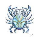 crab aries bull gemini  tattoo design idea